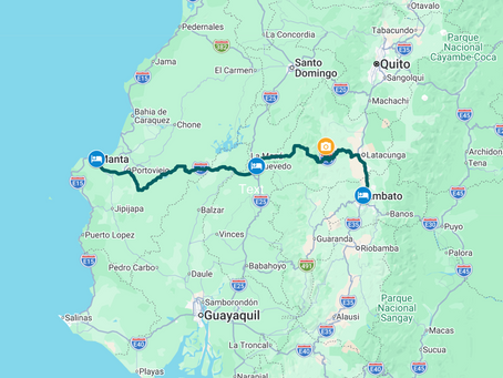 Ecuador: Manta > Quevaldo > Ambato