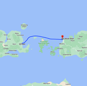 Sumbawa: Sape > Flores: Labuan Bajo