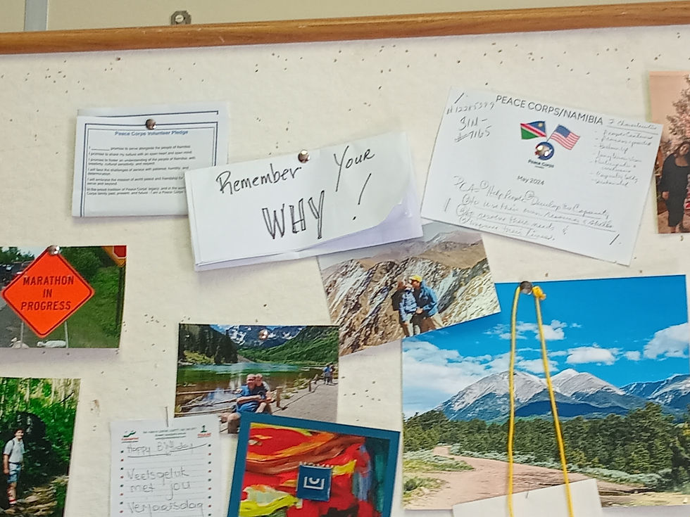 The bulletin board in my office.