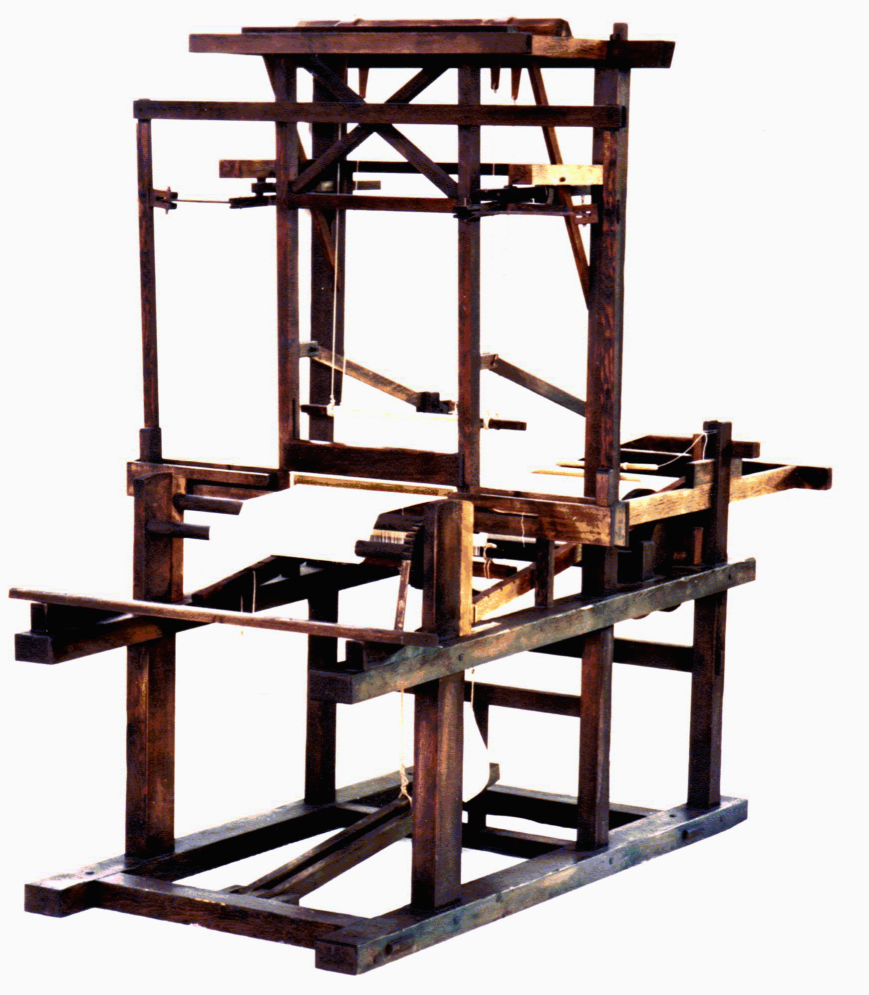 Toyoda hand loom from patent website.