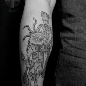 Zombie Rocket & Groot