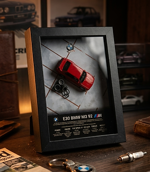 Bmw E30 red custome frame
