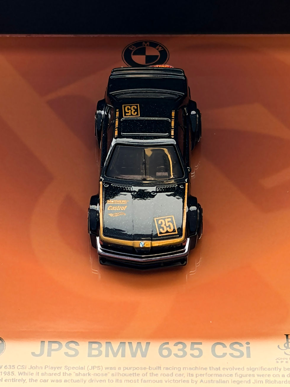 Thumbnail: 1 of 1 Hot Wheels BMW 635CSI JSP framed