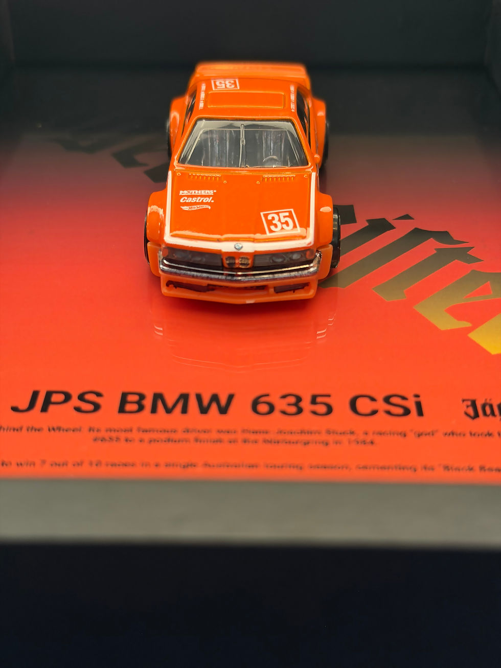 Thumbnail: 1 of 1 Hot Wheels BMW 635CSI framed