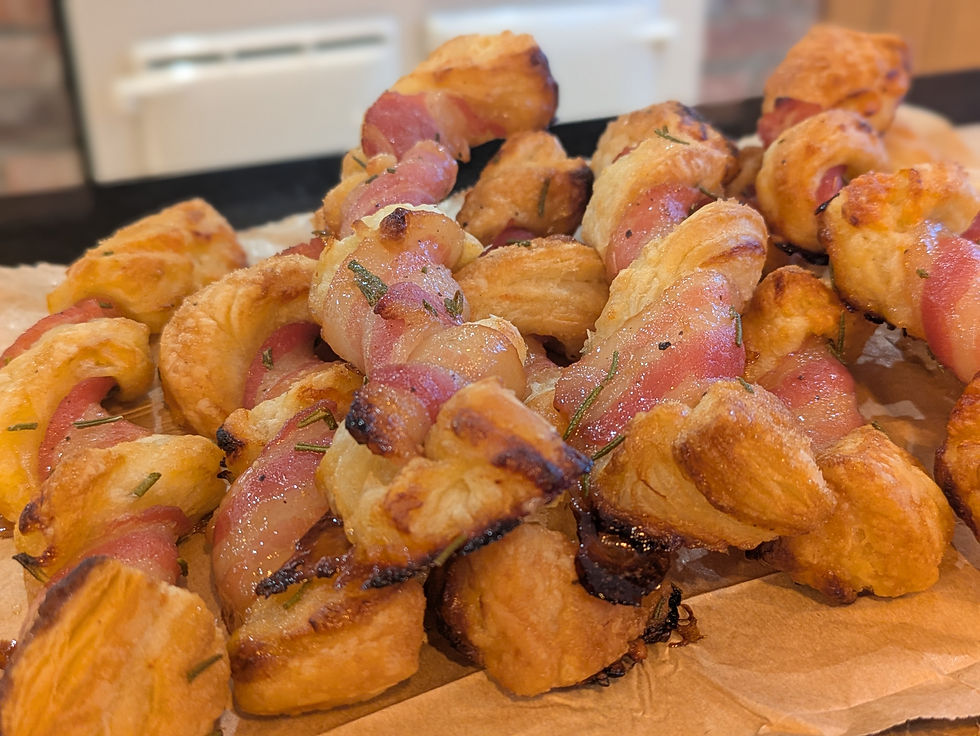 Thumbnail: Bacon & Cheese Pastry Twists with Rosemary Sugar
