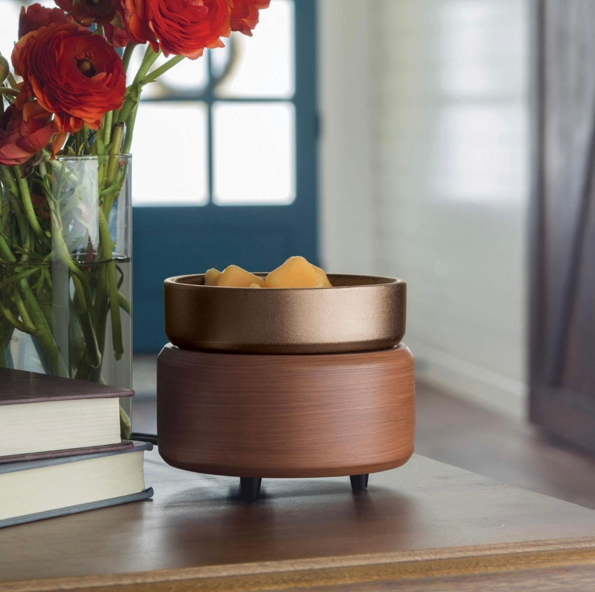 Pewter Walnut 2-In-1 Warmer