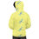 Thumbnail: Large Blue Dragonfly Line on Soothing Yellow - Unisex Hoodie