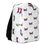 Thumbnail: Multi Colored Bright Dragonfly Print on White - Minimalist Backpack