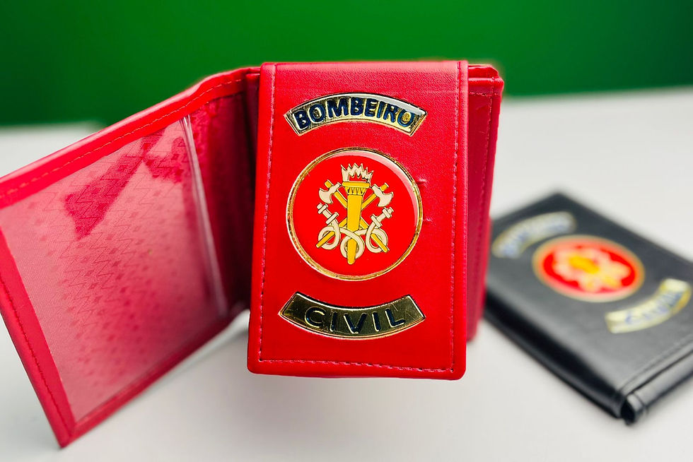 Miniatura: CARTEIRA BOMBEIRO CIVIL COM BRASÃO