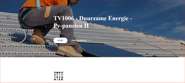 Techno-Skill PIE TV1006 - Duurzame Energie - Pv-panelen II