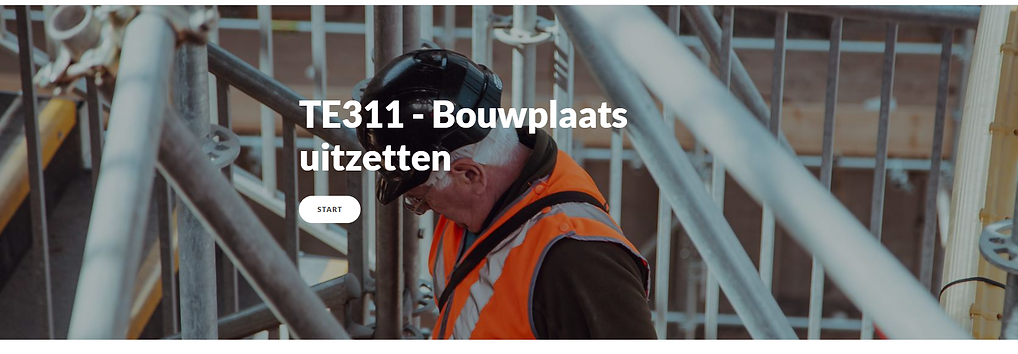Techno-Skill TE311 - Bouwplaats uitzetten