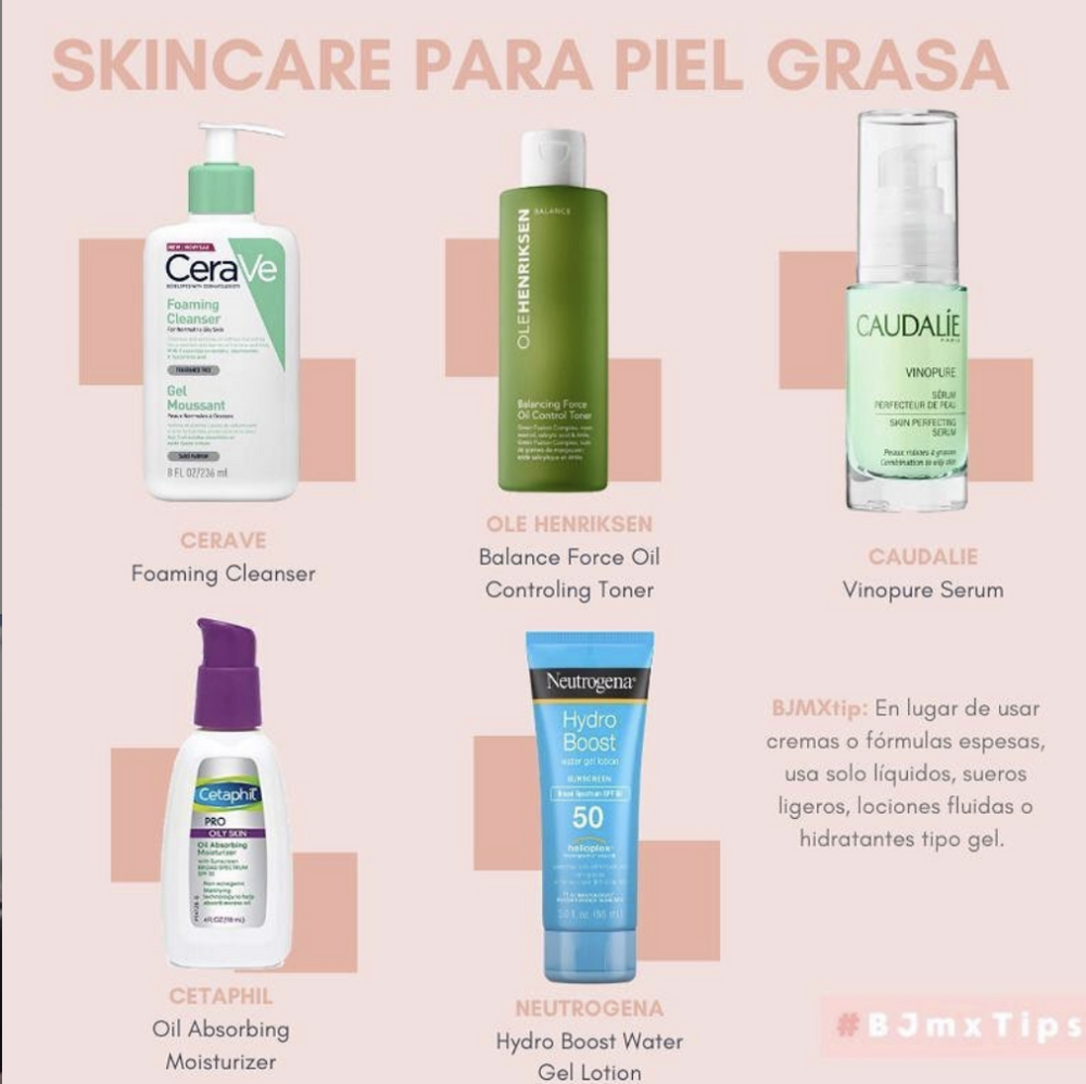 #BeautyTips: Skincare Para Piel Grasa