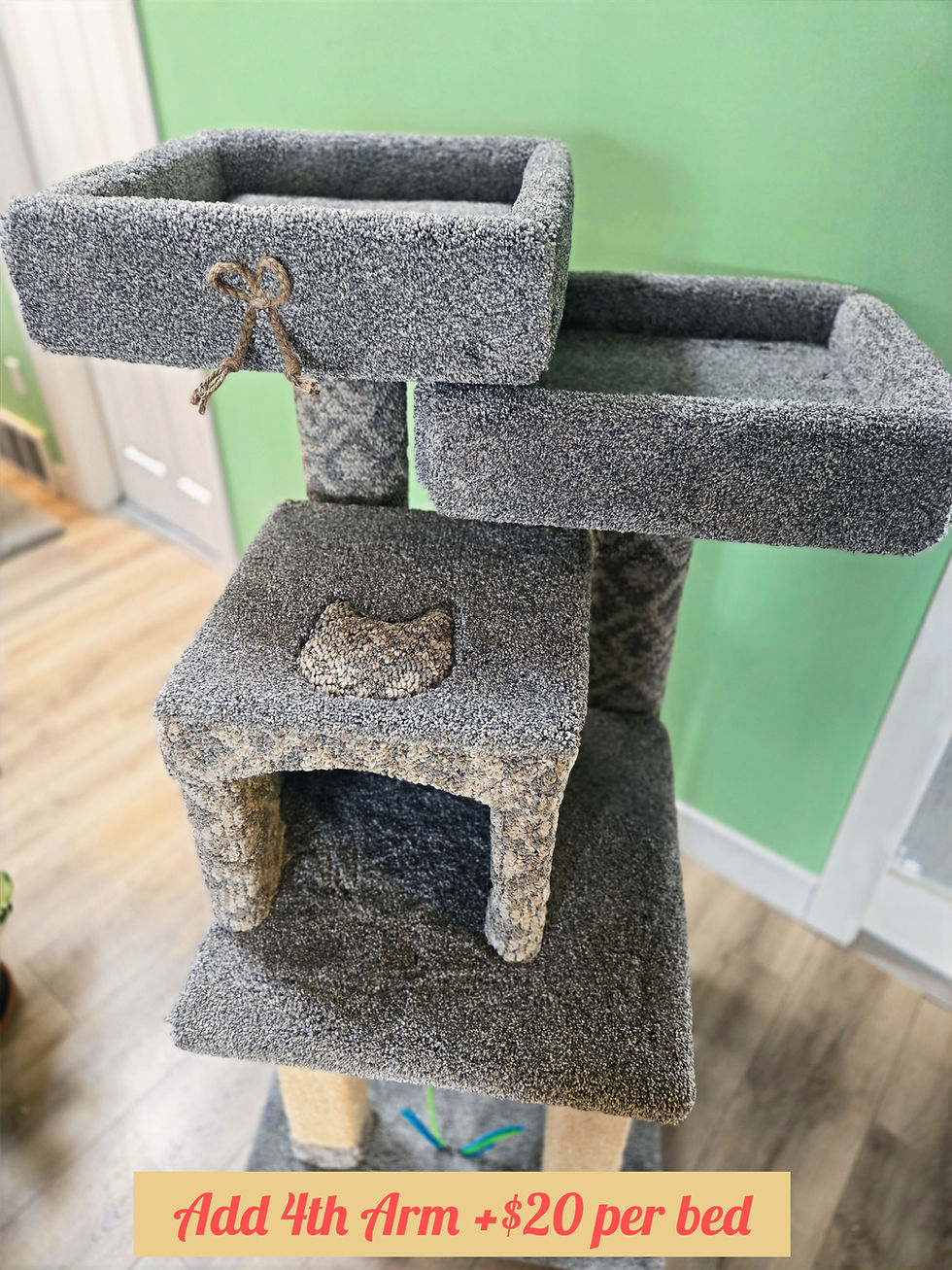 Thumbnail: Cat condo with enclosed beds
