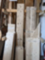 Pre-sanded and planed scaffold shelving