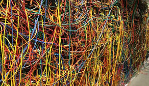 Poorly maintained electrical wiring