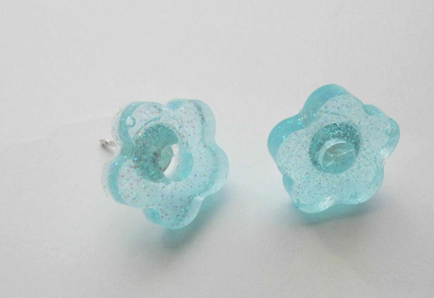 Sky and pixie flower studs