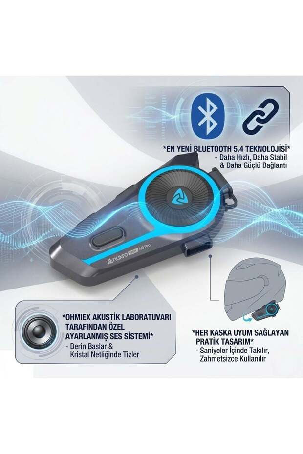 Nukrotech N6 Pro – Mesh ve Sesli Komut İnterkom