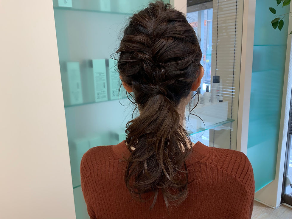 美容室グラスルーツヘアアレンジ秋田市