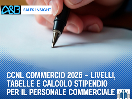 CCNL Commercio 2026, livelli, tabelle, calcolo stipendio