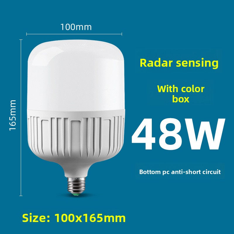 Thumbnail: Smart Motion Sensor Voice Control LED Light Bulb