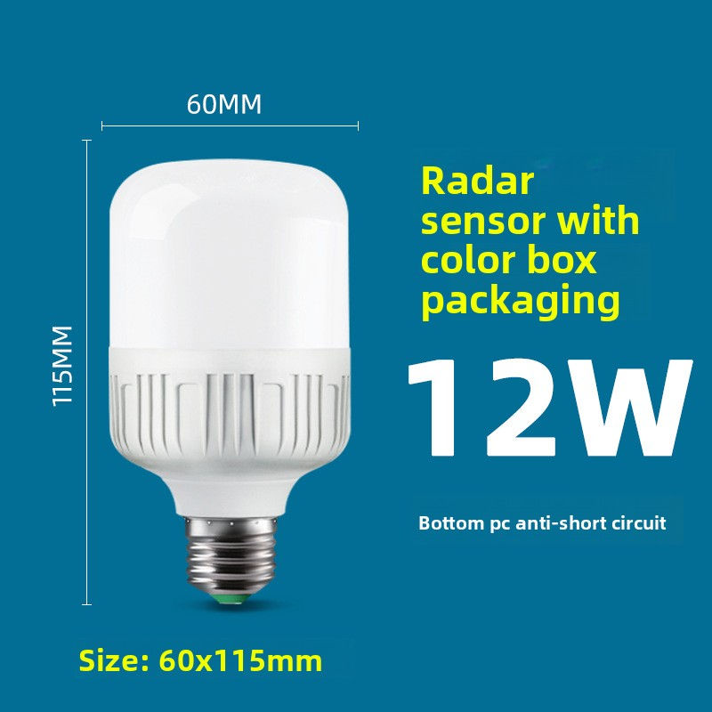 Thumbnail: Smart Motion Sensor Voice Control LED Light Bulb