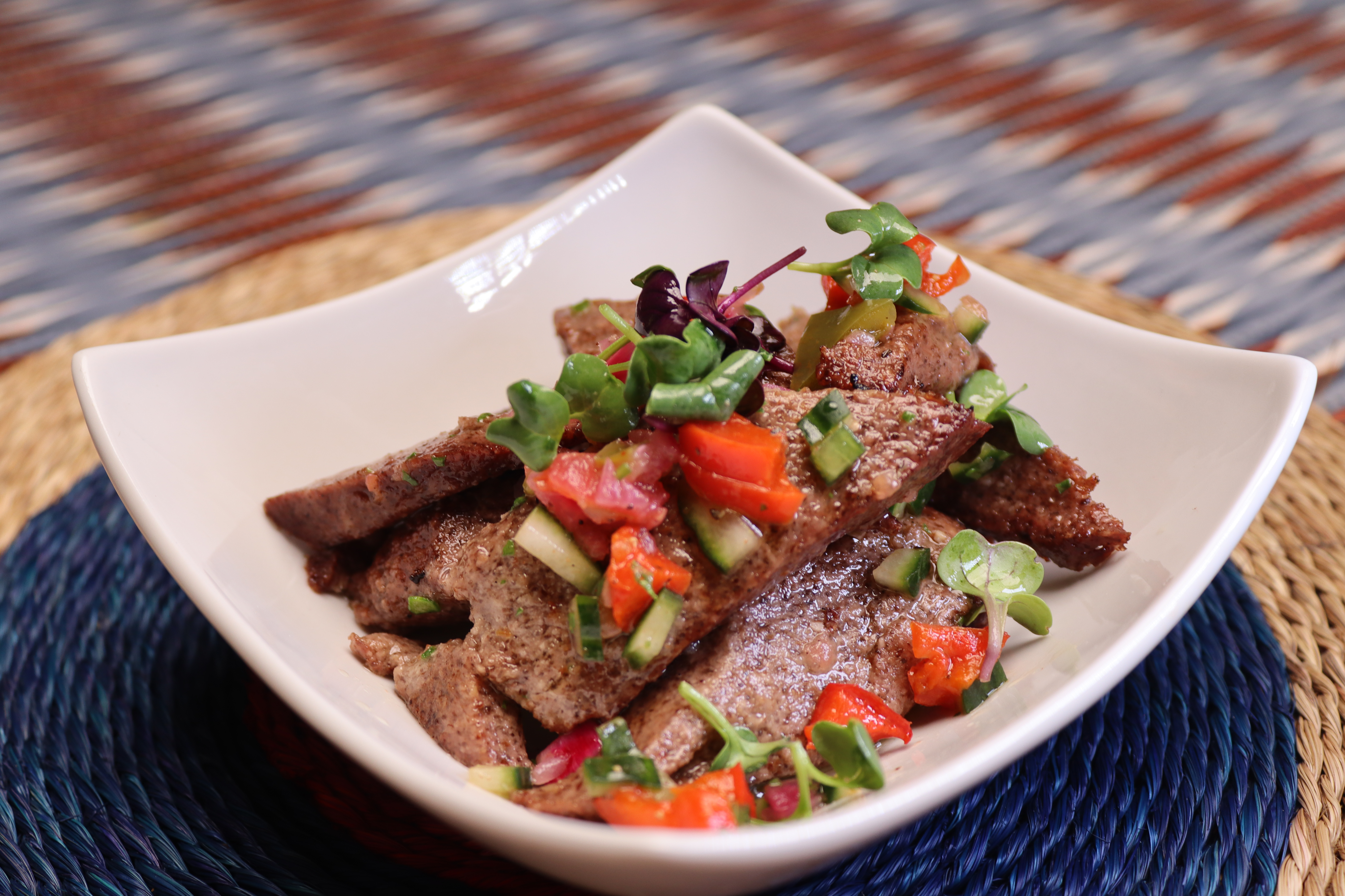 Arranged Food and Objects