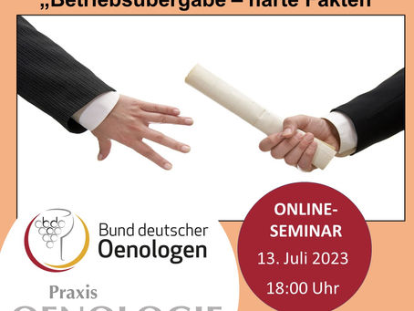 "Betriebsübergabe – harte Fakten"