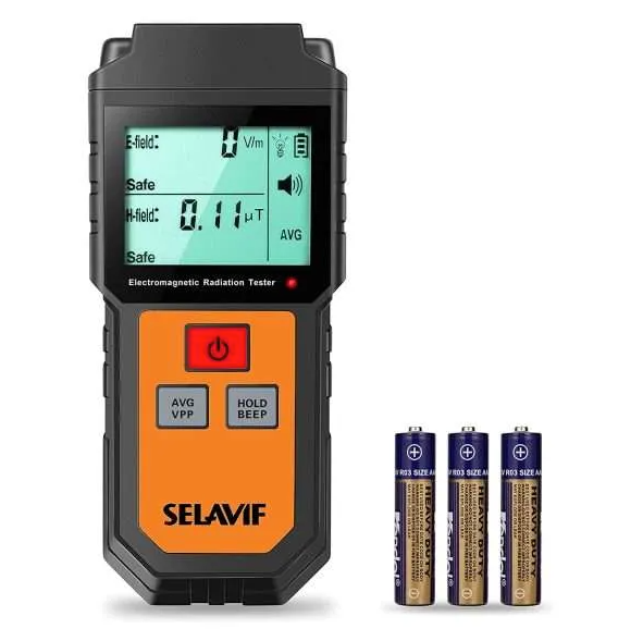 Detector De Radiación De Campo Electromagnético Portátil Lcd