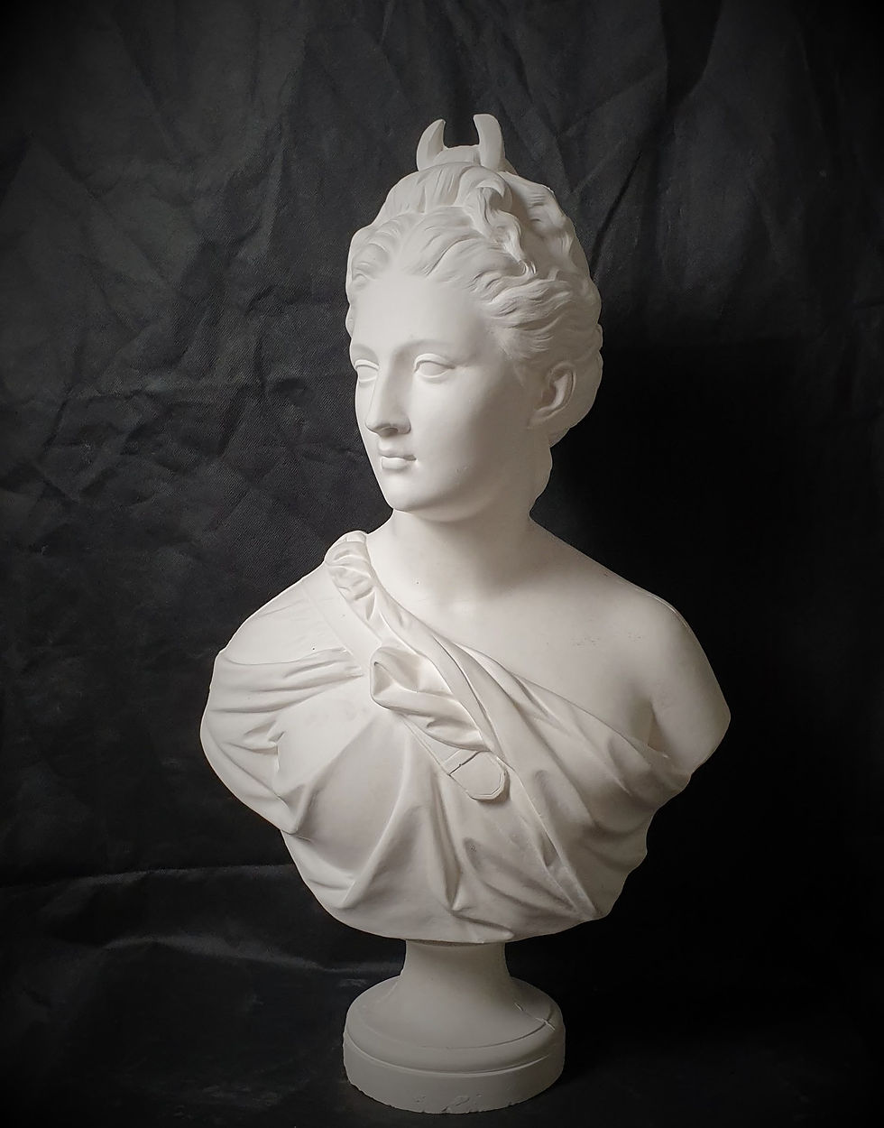 Thumbnail: Diane buste drapé | Houdon | Musée du Louvre