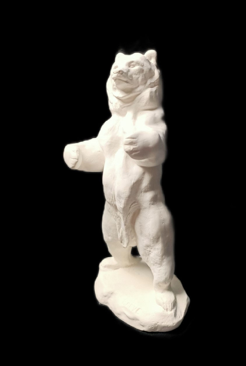 Miniature : Ours debout | Barye