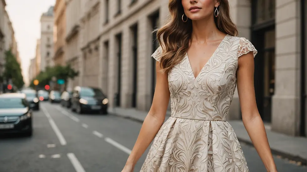Image of a stylish statement dress