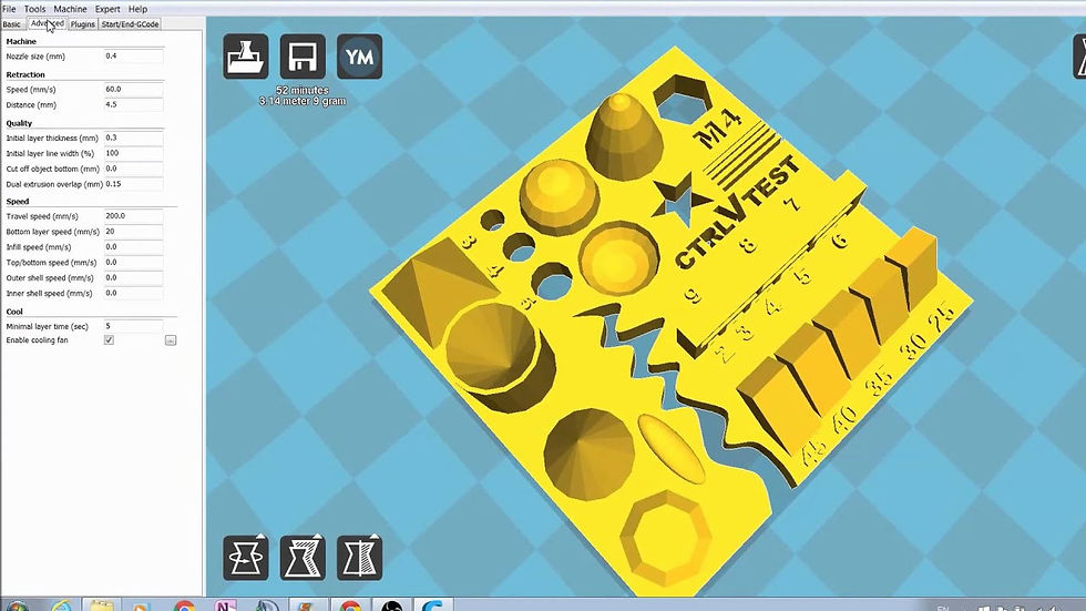 Bibo 3d Printer Cura Settings