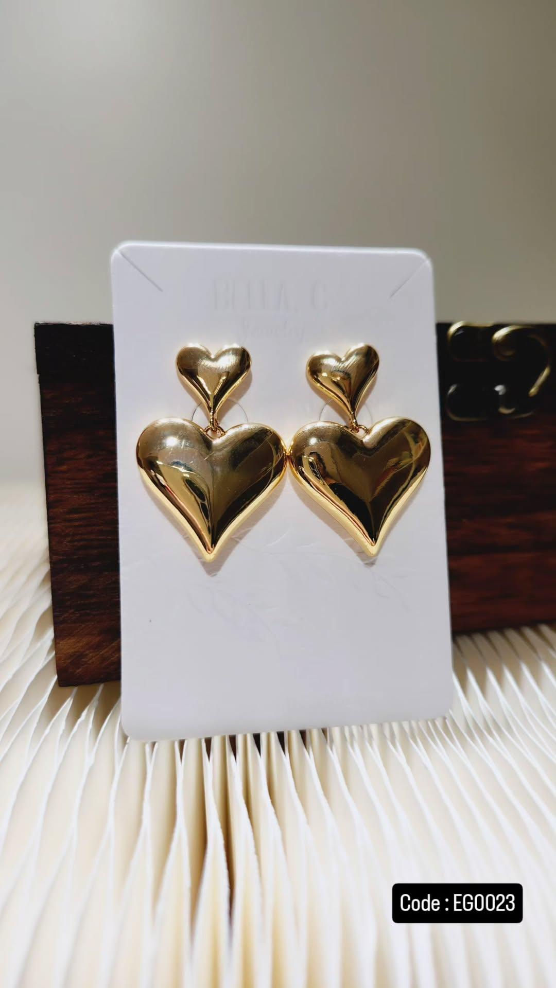 Gold Plated Earrings EG0023