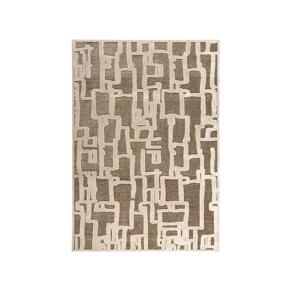 Carpets and Rugs Saphir Zam Collection In Ivory/Beige, 9'-8" X 12'-7"