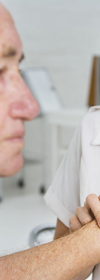 Taking the pulse of an older patient