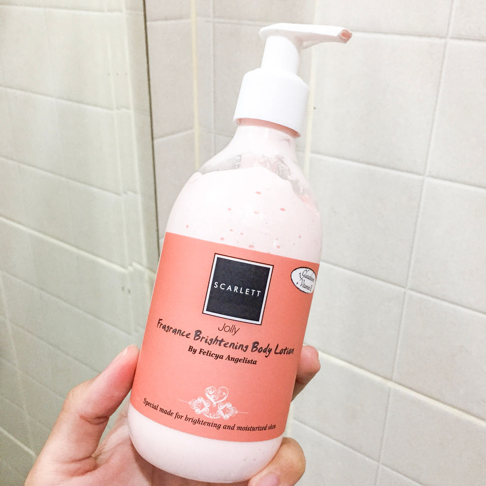 REVIEW Scarlett Fragrance Brightening Body Lotion Jolly