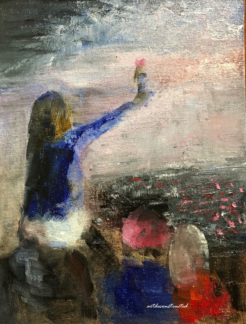 Little Girls With Dreams (Print Or Original)