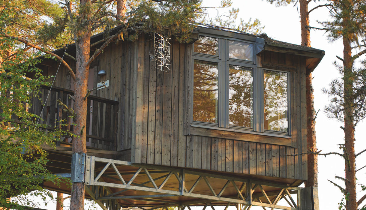 Tree hotels Sweden - Disc Golf Travels