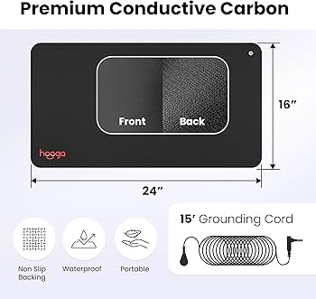 Hooga grounding pad premium carbon mat