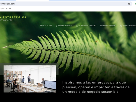 A bilingual corporate web site design for Factoría Estratégica