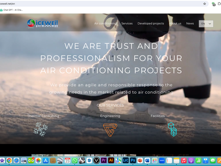 Icewell.net a new corporate web design
