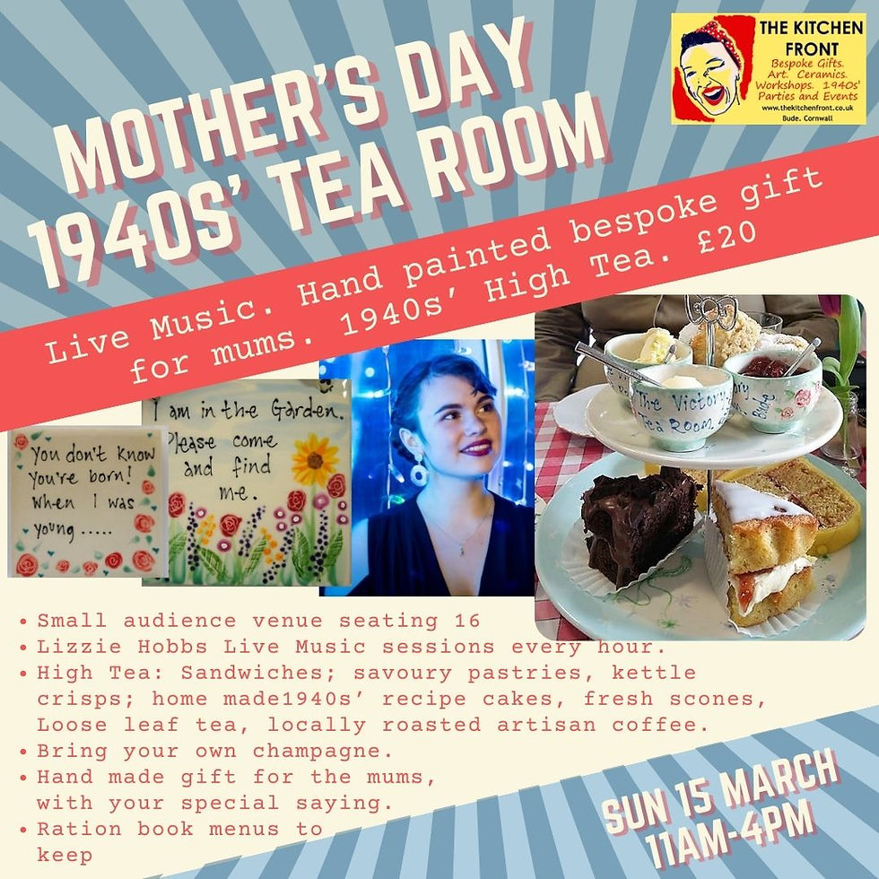 Mother's Day 1940's Tea
