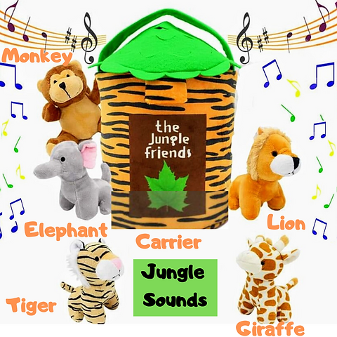 jungle stuffed animals
