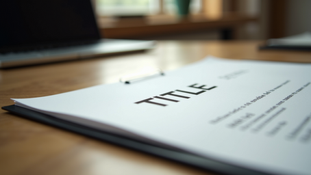 Understanding the Importance of Title Insurance in Real Estate Transactions