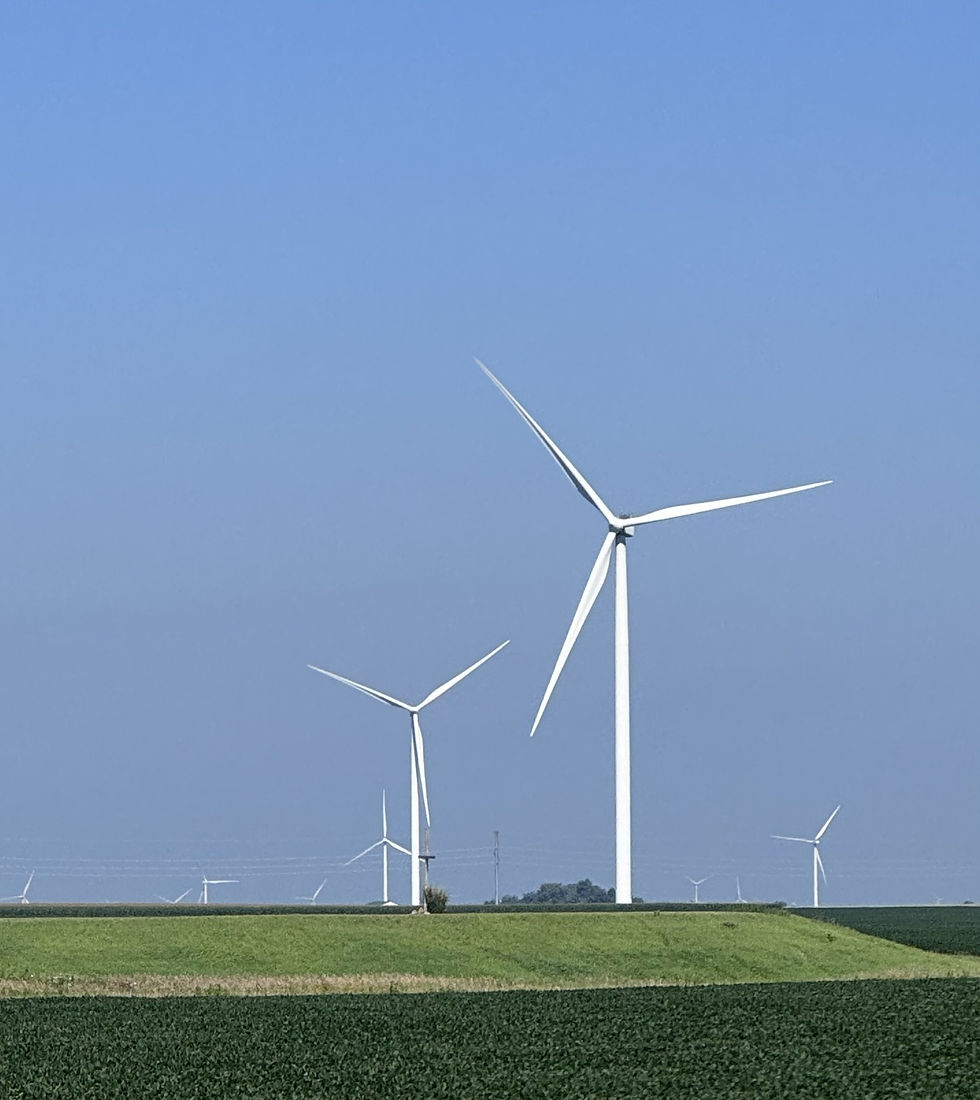 Wind Farms and Agriculture in Central Illinois: What We See and What We Do Not
