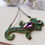 Thumbnail: Peacock Lizzard - necklace