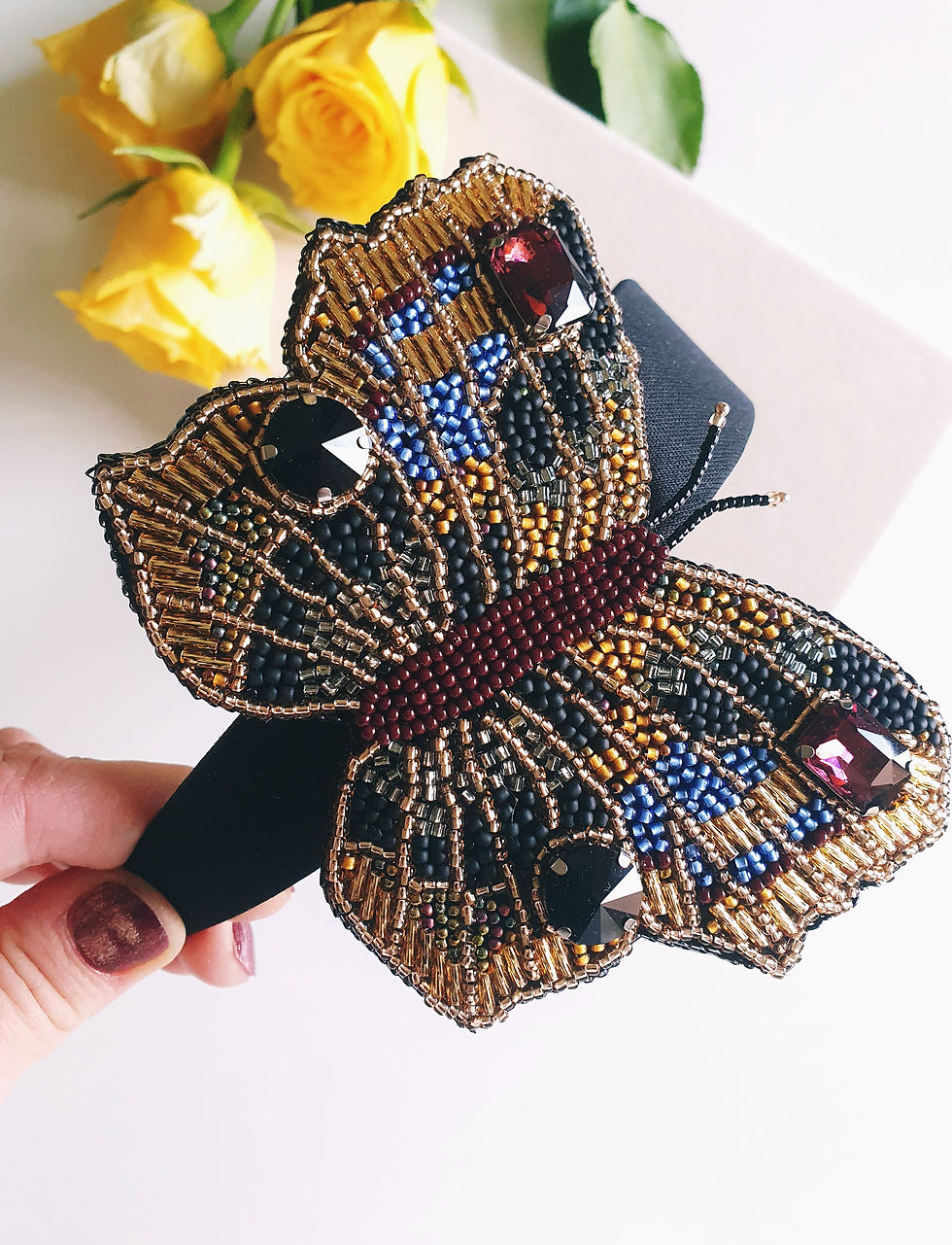 Indexkép: Gold butterfly - hairband