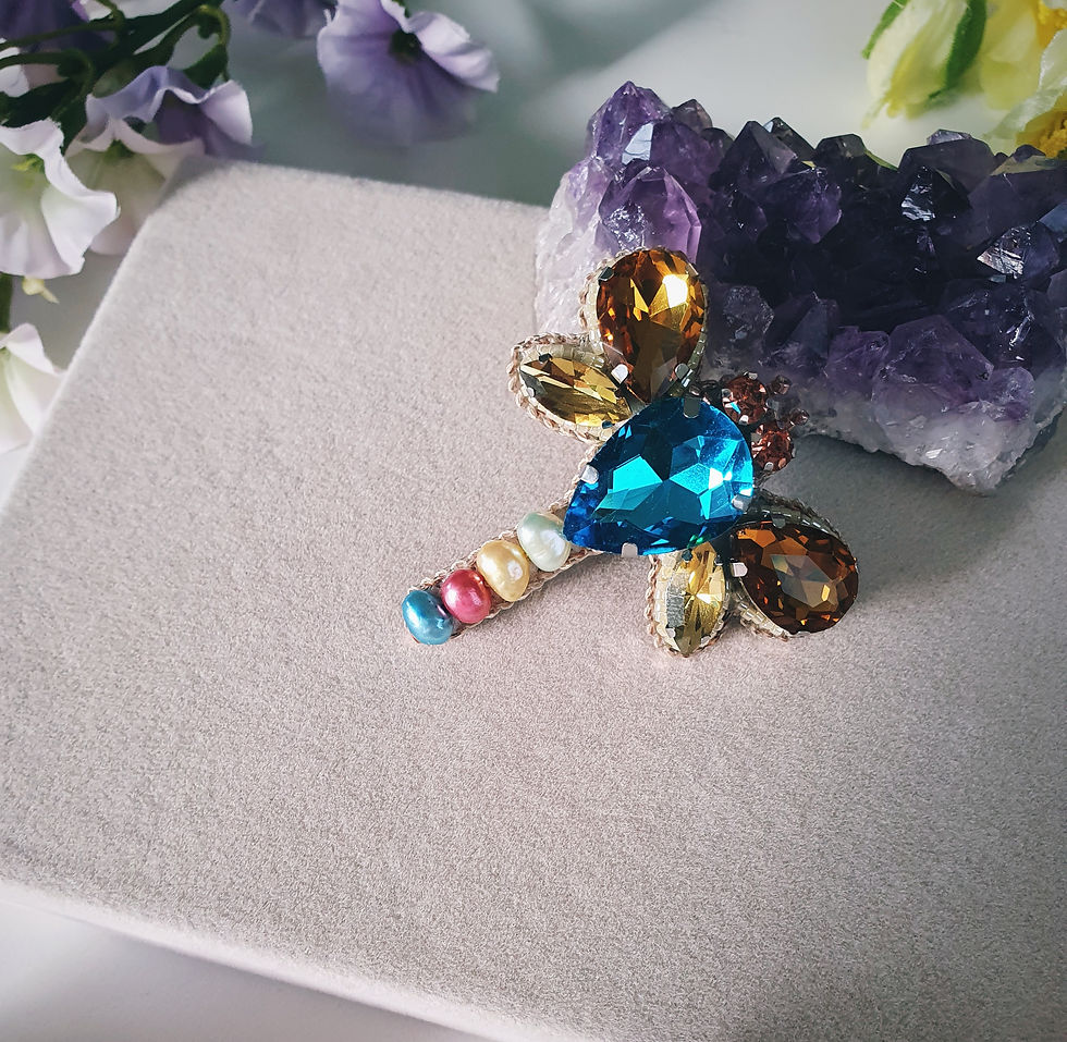 Indexkép: Dragonfly pearls - brooch