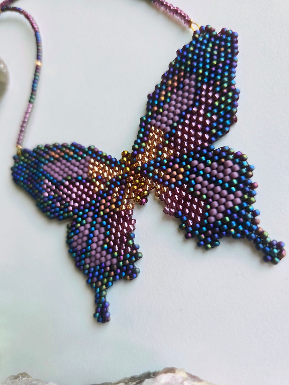 Thumbnail: Moonlit butterfly - necklace