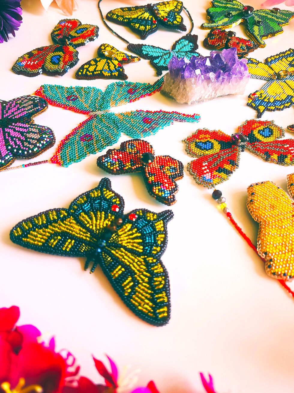 Thumbnail: Turquoise Firewing - necklace